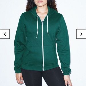 American Apparel Flex Fleece Zip Hoodie